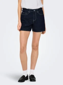 ONLPHINE Cintura alta Corte regular Shorts vaqueros