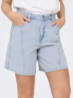 ONLREBECCA Cintura media Corte regular Shorts vaqueros