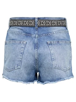 ONLROBYN Cintura extraalta Corte straight Shorts vaqueros