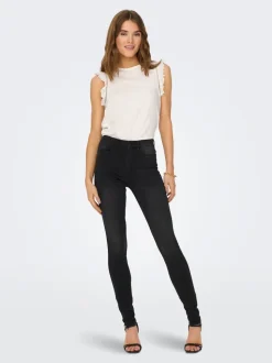 ONLROYAL Cintura alta Corte skinny Vaqueros