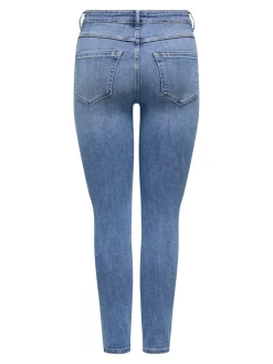 ONLROYAL-POWER Cintura alta Corte skinny Vaqueros