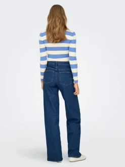 ONLSANNA Cintura alta Corte wide leg Vaqueros