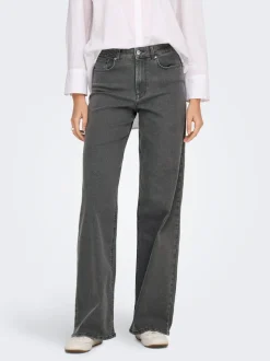 ONLSANNA Cintura alta Corte wide leg Vaqueros