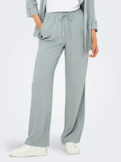 ONLSIESTA Corte straight Lino Pantalones