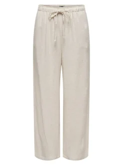 ONLSIESTA Corte straight Lino Pantalones