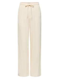 ONLSIESTA Corte straight Lino Pantalones