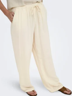 ONLSIESTA Corte straight Lino Pantalones