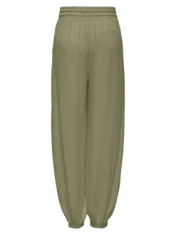 ONLSIESTA Corte wide leg Lino Pantalones de pernera ancha