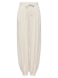 ONLSIESTA Corte wide leg Lino Pantalones de pernera ancha