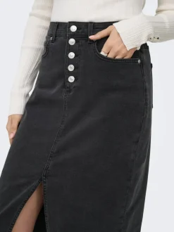 ONLSILJA Falda vaquera Falda midi