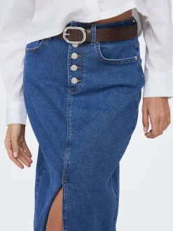 ONLSILJA Falda vaquera Falda midi