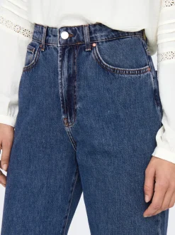 ONLSILJE Cintura alta Corte straight Vaqueros