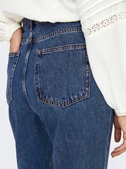 ONLSILJE Cintura alta Corte straight Vaqueros