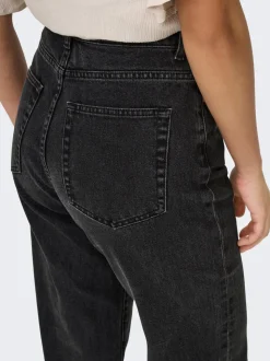 ONLSILJE Cintura alta Corte straight Vaqueros