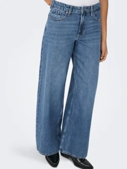 ONLSILKY Cintura alta Corte wide leg Vaqueros