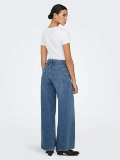 ONLSILKY Cintura alta Corte wide leg Vaqueros