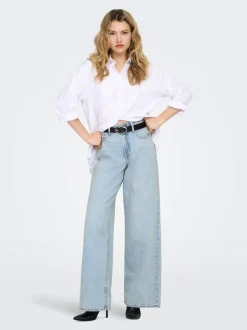 ONLSILKY Cintura alta Corte wide leg Vaqueros