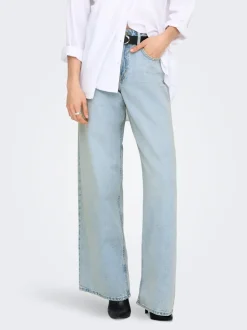 ONLSILKY Cintura alta Corte wide leg Vaqueros