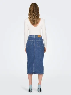 ONLSIRI Denim Falda vaquera Falda midi