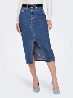 ONLSIRI Denim Falda vaquera Falda midi
