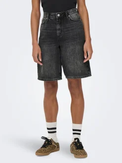 ONLSONNY Cintura alta Corte regular Shorts vaqueros