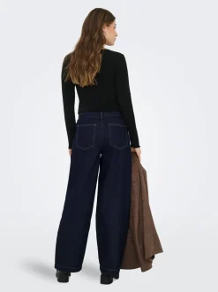 ONLTANNER Cintura alta Corte wide leg Vaqueros
