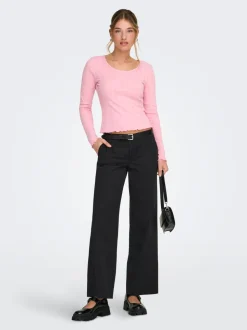 ONLTANNY Corte wide leg Pantalones chinos
