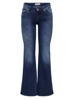 ONLTIGER Cintura baja Corte wide leg Vaqueros