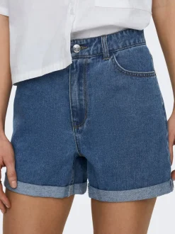 ONLVEGA Cintura alta Corte regular Shorts vaqueros
