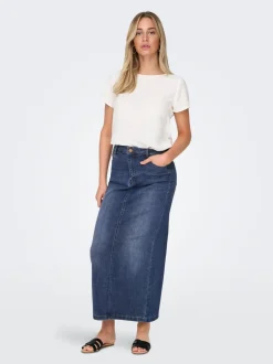ONLWALO Denim Falda vaquera Falda larga
