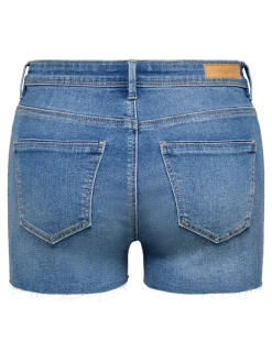 ONLWAUW Cintura media Corte regular Shorts vaqueros