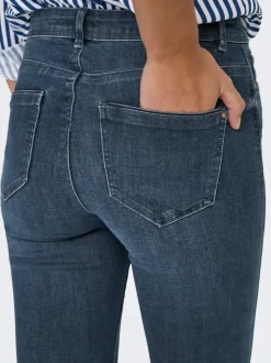 ONLWAUW Cintura media Corte skinny Vaqueros