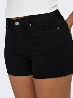 ONLWAUW Cintura media Corte regular Shorts vaqueros