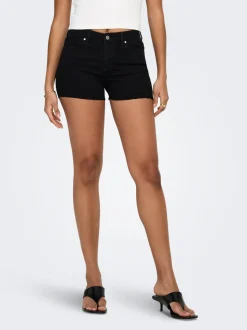 ONLWAUW Cintura media Corte regular Shorts vaqueros