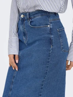 ONLWONDER Denim Falda vaquera Falda midi
