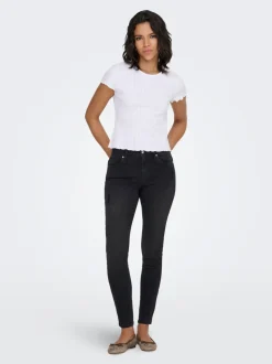 ONLWOW Cintura media Corte skinny Vaqueros