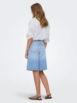 ONLZAGU-DORSI Cintura media Corte loose Shorts vaqueros
