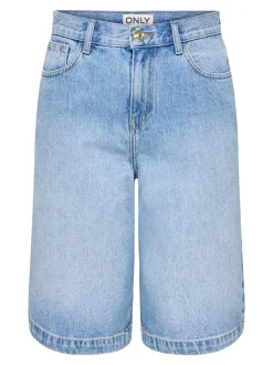 ONLZAGU-DORSI Cintura media Corte loose Shorts vaqueros