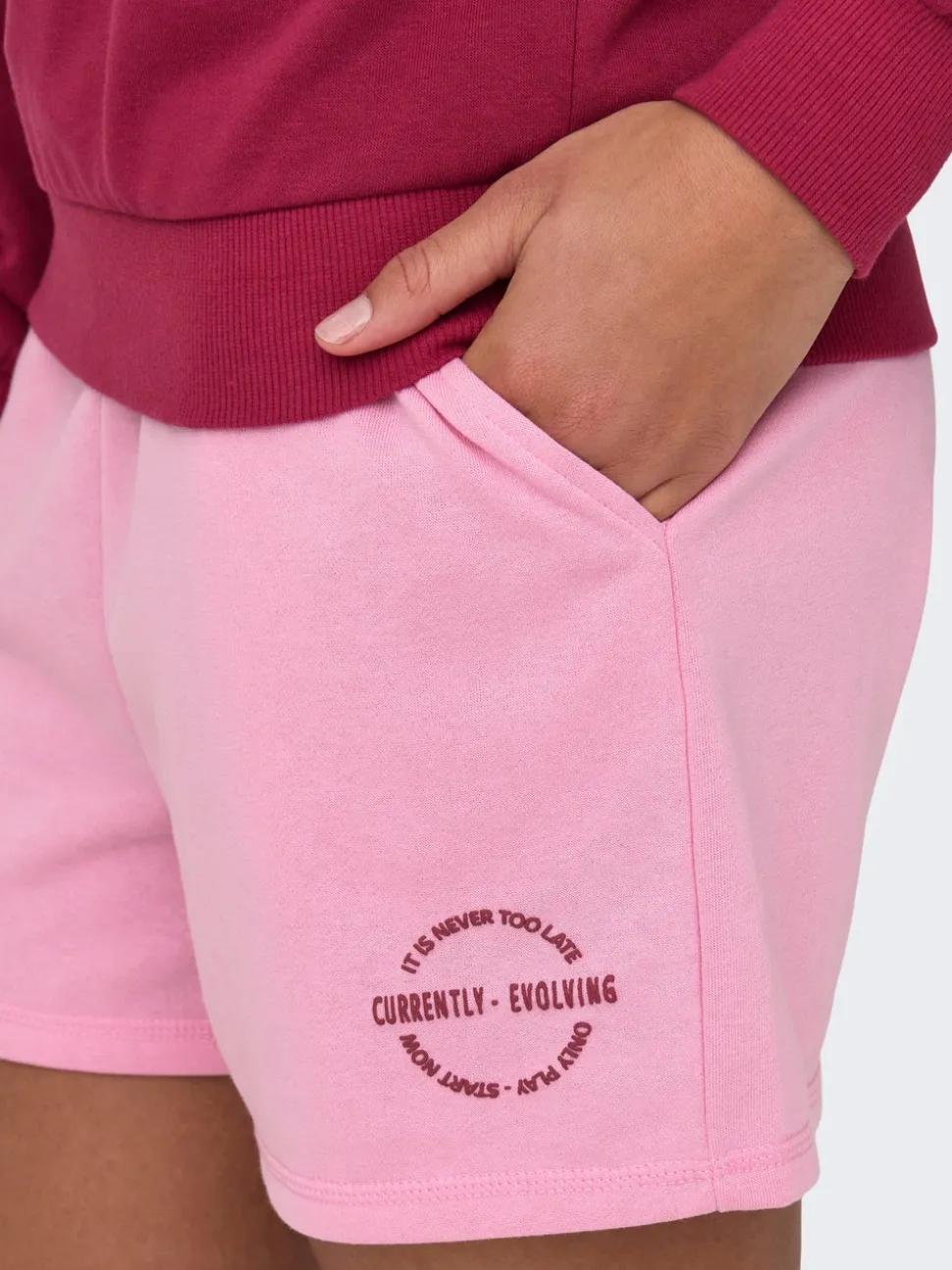 ONPPICA Cintura alta Corte loose Shorts de chándal