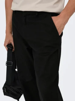 ONSBOB Corte loose Lino Pantalones