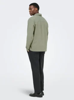 ONSCAIDEN Lino Sobrecamisa