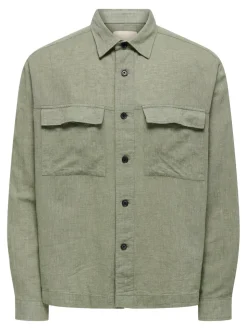ONSCAIDEN Lino Sobrecamisa
