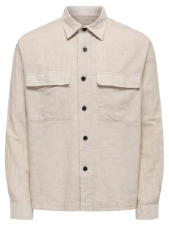 ONSCAIDEN Lino Sobrecamisa