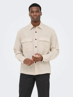 ONSCAIDEN Lino Sobrecamisa