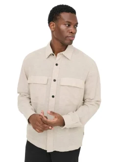 ONSCAIDEN Lino Sobrecamisa