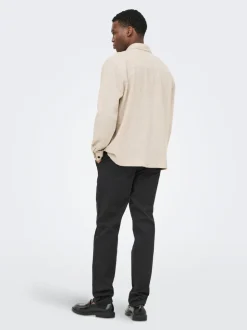 ONSCAIDEN Lino Sobrecamisa