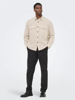 ONSCAIDEN Lino Sobrecamisa