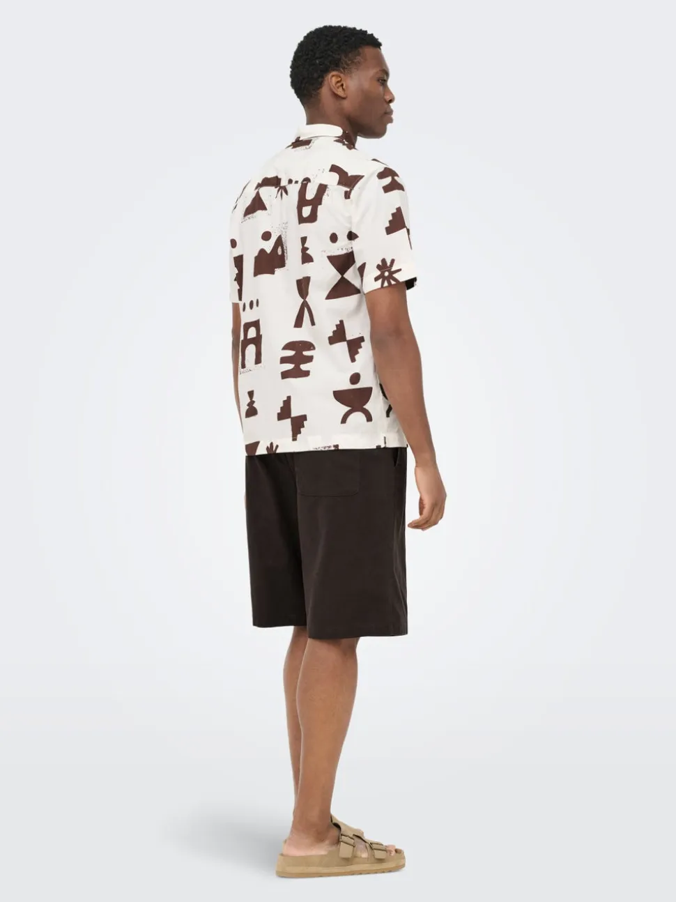 ONSDAVES Corte wide leg Lino Shorts