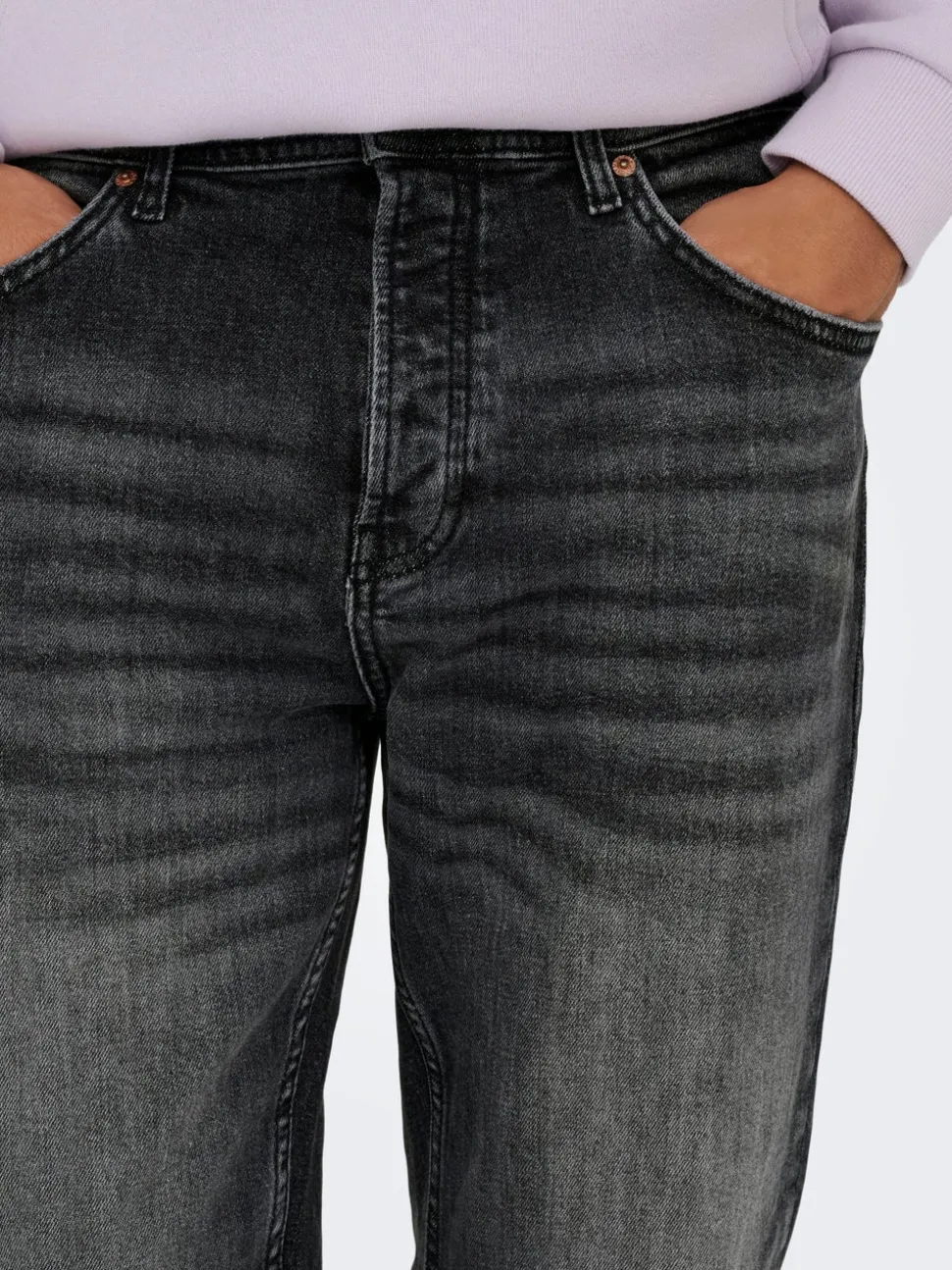 ONSEDGE Cintura media Corte straight Vaqueros