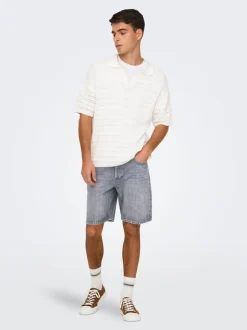 ONSEDGE Cintura media Corte straight Shorts
